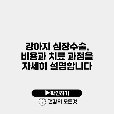 강아지 심장수술, 비용과 치료 과정을 자세히 설명합니다