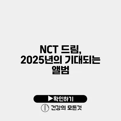 NCT 드림, 2025년의 기대되는 앨범